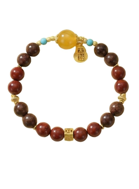 五行香方女士合香珠玛瑙吉祥吊坠