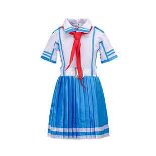 鼓号队服中小学生红领巾演出服少先队红色大合唱服诗歌朗诵天蓝色