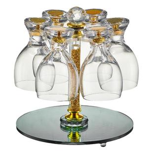 轻奢高档精酿小麦扎啤杯家用创意冷饮杯果汁杯水晶金箔啤酒杯套装