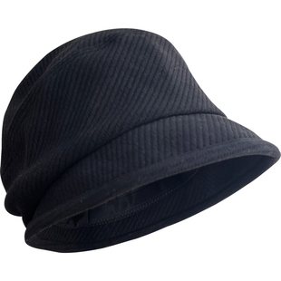 2025新款日系灯芯绒渔夫帽子女秋冬季保暖显脸小盆帽大版型遮脸帽