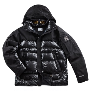 SPYDER蜘蛛C.P联名限量秋冬男子Gore-Tex 3L短款羽绒服CP25FW211M