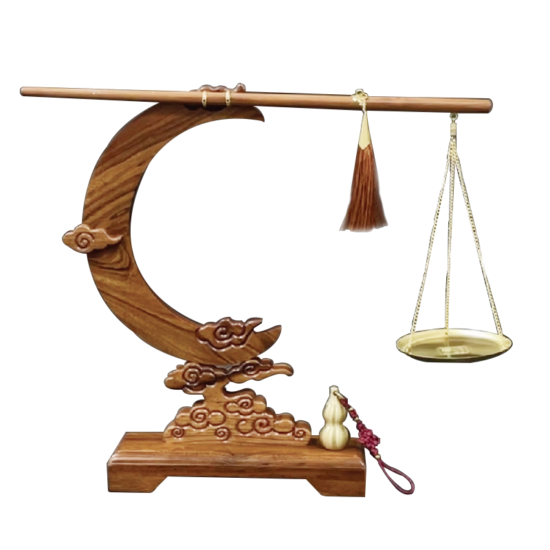 非遗杆秤实木摆件商务乔迁送礼