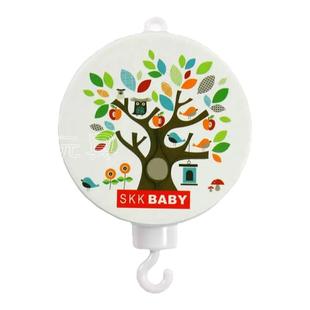 婴儿床铃音乐盒35首曲吊铃支架配件自动旋转八音盒玩具摇铃DIY