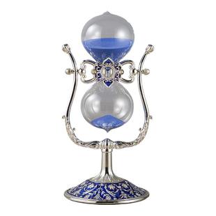 欧式摆件旋转计时沙漏装饰品家居客厅玄关电视高档奢华摆设工艺品