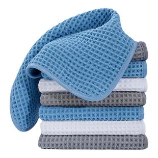 加厚菠萝格卫生间洗手间厨房专用擦手毛巾不易发臭挂式抹布吸水布