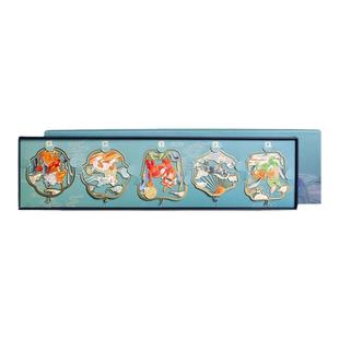 创意獬豸古典中国风金属镂空书签礼盒故宫博物馆文创高档精致礼品古风精美伴手礼学生送老师定制刻字新年礼物