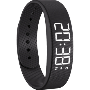 电子手表男学生只看时间小学生专用初中生跑步震动闹钟运动手环