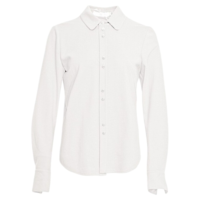 谷邦绵羊毛纯色休闲衬衫女