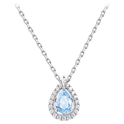 Fanci范琦蓝眼泪项链女款小众轻奢高级感锁骨链生日送女友礼物