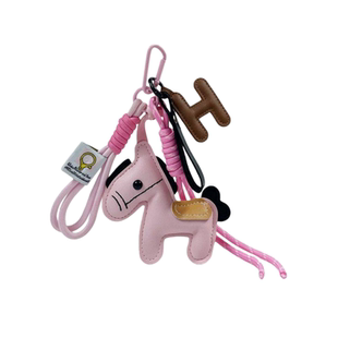 日本LEEQEJ超萌可爱皮小马包包挂件皮质小马玩偶挂饰品钥匙扣礼物