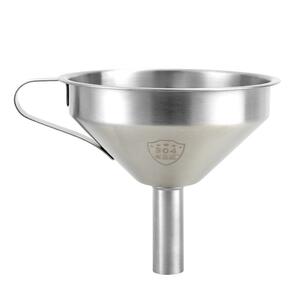 漏斗大小口径倒油家用厨房304不锈钢过滤网酒提酒勺子打酒舀酒器