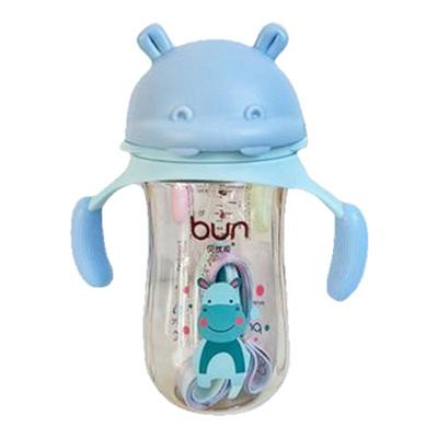 贝优能PPSU河马水杯大宝宝吸嘴杯