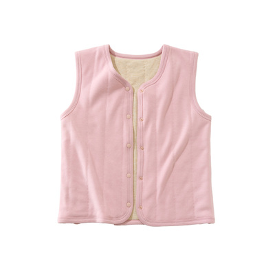 舍予良仓羊毛打底儿童保暖棉马甲