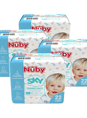 Nuby努比天空超薄透气拉拉裤4包