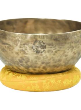 满月钵手工颂钵铜罄尼泊尔进口