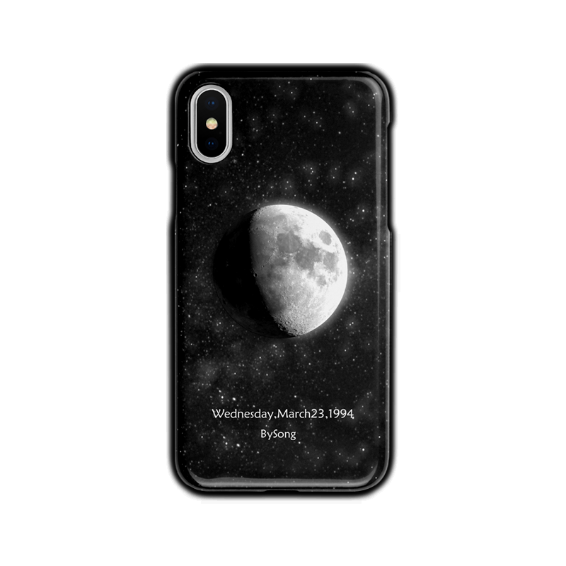 小红书网红月球生日情侣手机壳定制任意机型来图适用适用于iphone14PROmax苹果15华为mate60磨砂小米16p