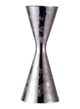 式调酒量酒器刻花盎司器