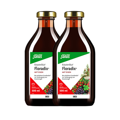 Salus德国红版铁元液500ml*2瓶