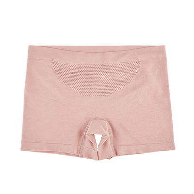 蜂巢平角内裤纯棉收腹女