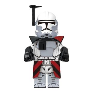 中国第三方星球大战炸弹小队士兵儿童益智类型拼插积木玩具小人仔