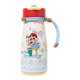 蜡笔小新系列生日礼物男女生保温杯学生水杯儿童新年伴手礼品礼袋