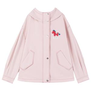 KEIKO机能感廓形连帽外套风衣