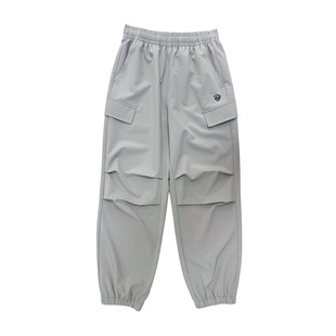 诺诗兰童装儿童速干裤男童工装裤2026夏新款女童抗菌户外伞兵长裤