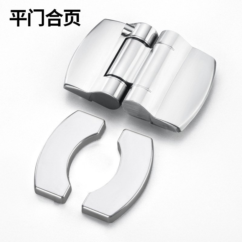 公共卫生间隔断五金配件锌合金弹簧自闭门隔断合页厕所洗手间铰链