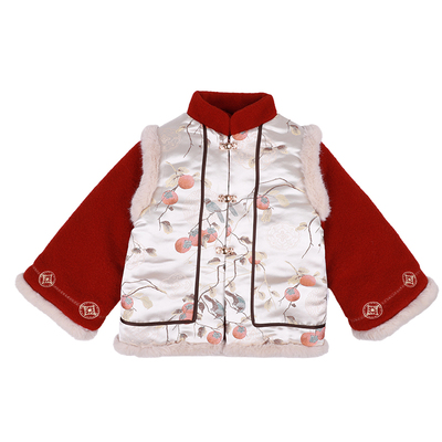 拜年服儿童冬装2026新款男童过年衣服女童新年唐装姐弟装超好看冬