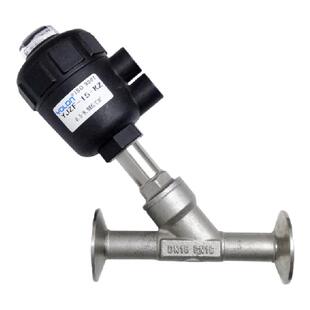 气动执行器角座阀304快装开关配件高温二通4分空气油水控制阀YJZF