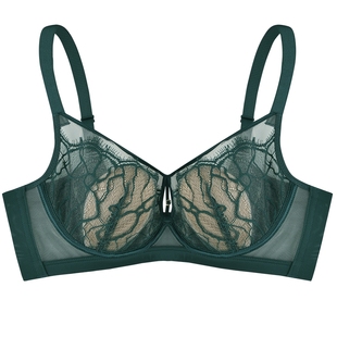 商场同款MYBODY内衣女大胸显小聚拢超薄兔耳朵杯全罩杯调整型文胸