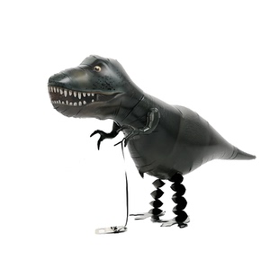 日本进口正版散步宠物气球行走动物立体走路走地超萌恐龙铝箔气球