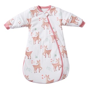 安舒棉婴儿睡袋秋冬款儿童保暖防踢被神器纯棉夹棉一体包被加厚