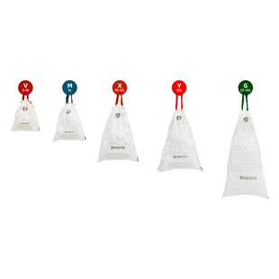 brabantia柏宾士抽绳垃圾袋家用加厚背心分类塑料袋手提式免撕