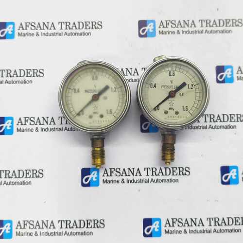 LOT OF 2X DATO 03916605 PRESSURE GAUGE RANGE 01.6 MPa