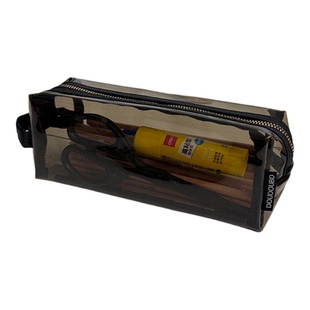 透明拉链笔袋学生大容量文具收纳袋个性创意实用文具盒简单笔盒