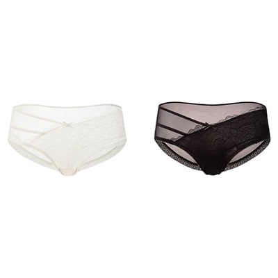 无痕蕾丝三角短裤少纯欲内裤
