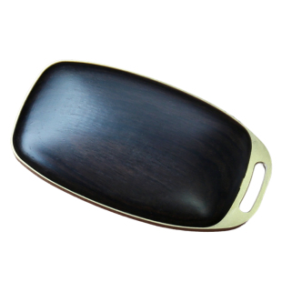 适用于本田杰德新款歌诗图CRV改装高端黄铜黑檀木车钥匙壳送礼佳