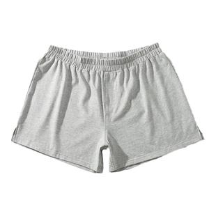 弹力纯棉家居短裤男 三分裤男简约百搭 纯色居家裤 舒适透气睡裤