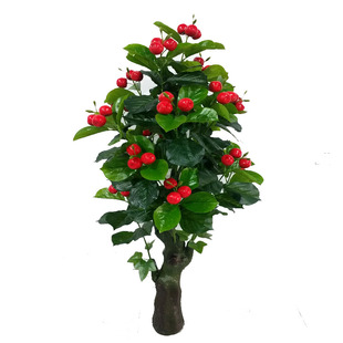 仿真植物假树盆栽家里客厅落地摆放塑料绿植盆景装饰假苹果树果树