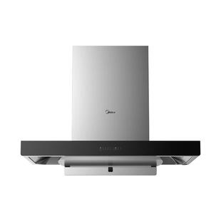 美的抽油烟机家用挥手自动清洗厨房大吸力顶吸欧式官方旗舰店烟机