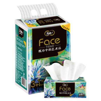 洁柔高端油画抽纸4层80抽/包