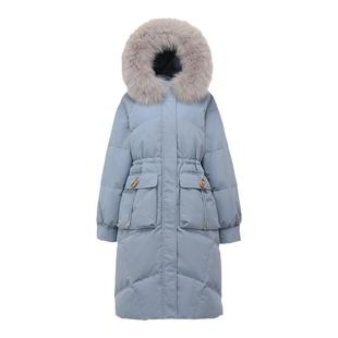 羽绒服女款2025年新款260斤胖mm加大码韩版宽松显瘦保暖长款外套