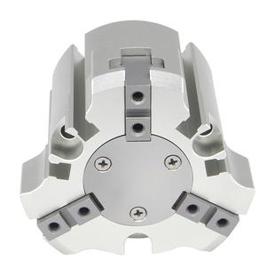 加长行程三爪气缸夹爪MHSL3-16D-20-25-32-40-50-63-80-100-125D