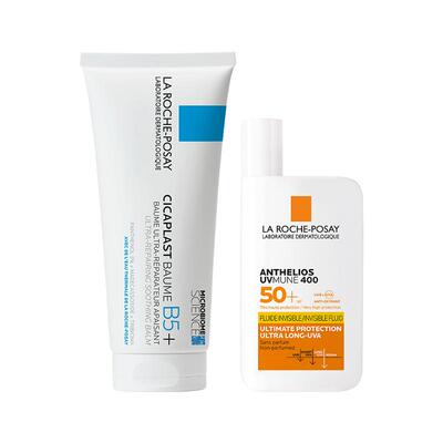 【海外店】理肤泉大哥大防晒B5霜套 晒后舒缓紧绷干痒户外防水A