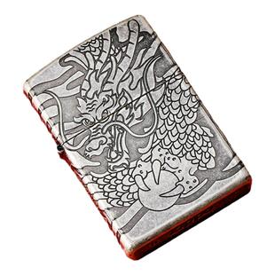zippo打火机正品龙年生肖龙腾盛世煤油防风情人节送男友生日礼物