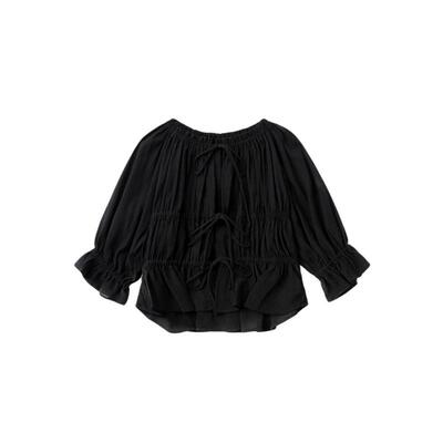 RAYBEAMS泡泡袖微透上衣