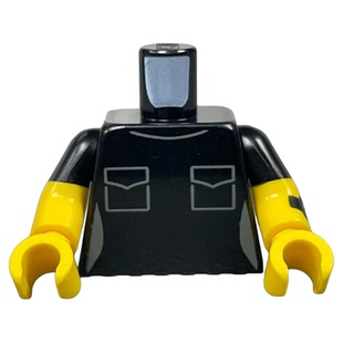 LEGO乐高人仔身体独角兽格子衫项链工作服警察赛车外套吊带杀肉