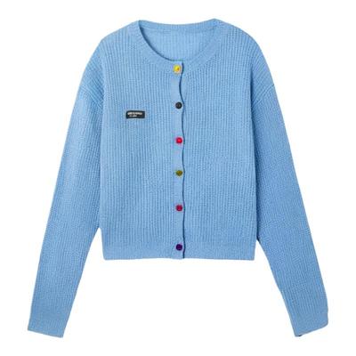 CLOUDSEASON彩色毛球开衫上衣