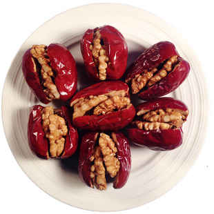 红枣夹核桃新疆特产大枣夹加核桃仁单独立包装枣子夹核桃孕妇零食